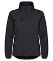 Dames Softshell Jas Clique Classic 0200915 zwart